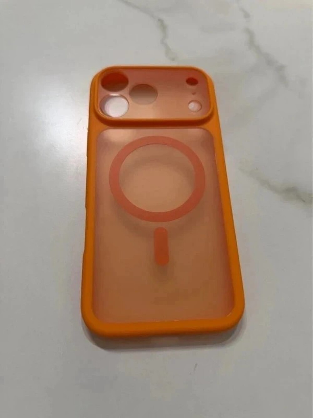 iPhone 17 Pro Max Case - Orange Matte MagSafe